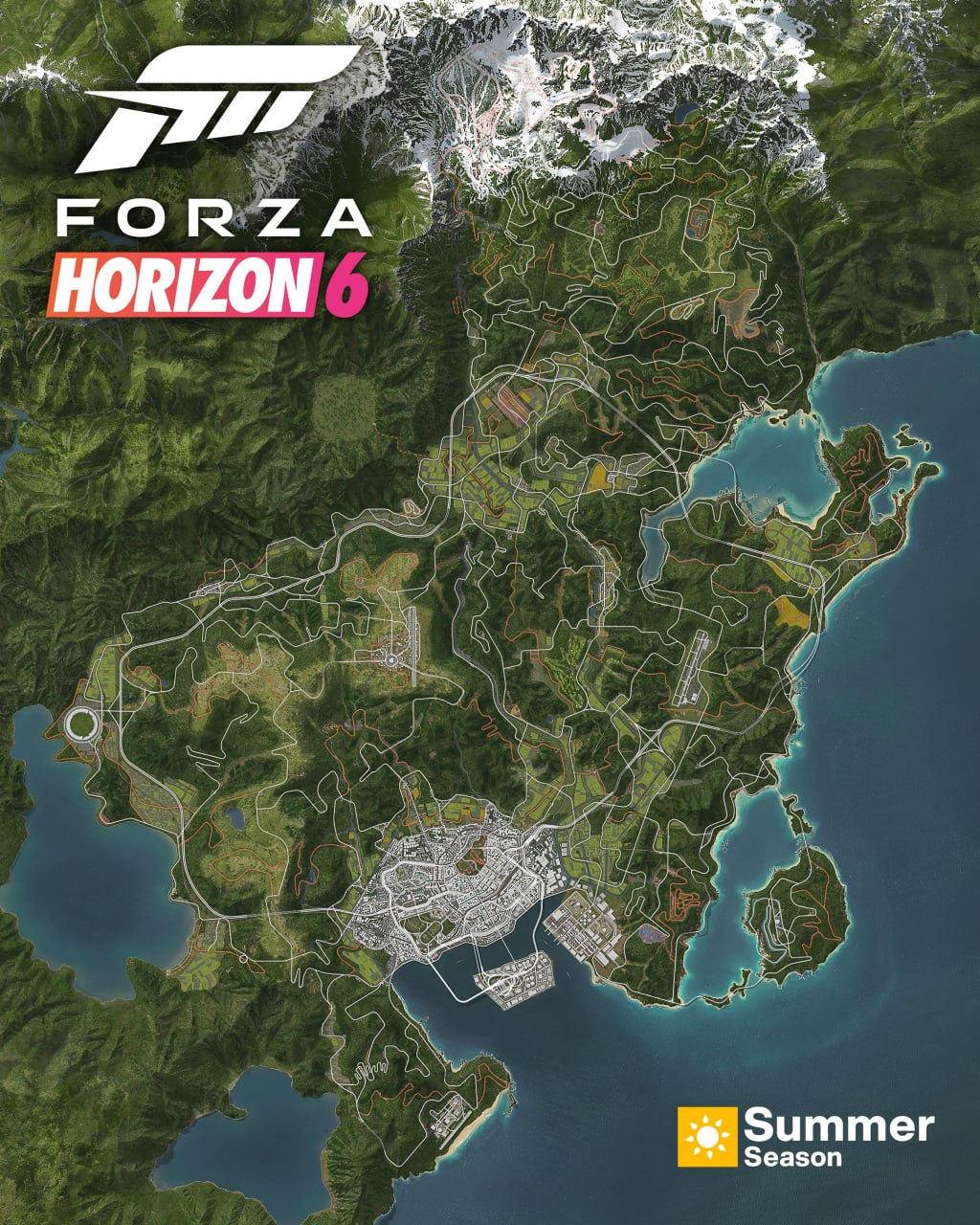 Forza Horizon 6: полная карта Японии раскрыта
