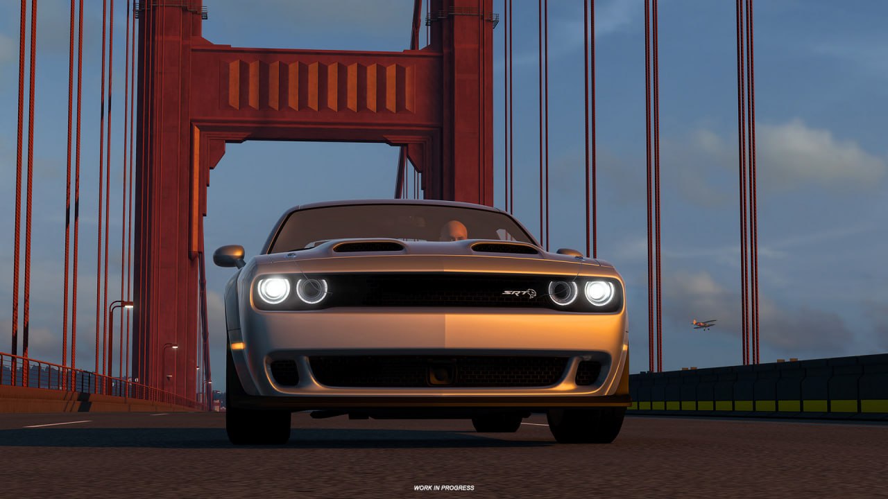 Dodge Challenger SRT Hellcat в American Truck Simulator