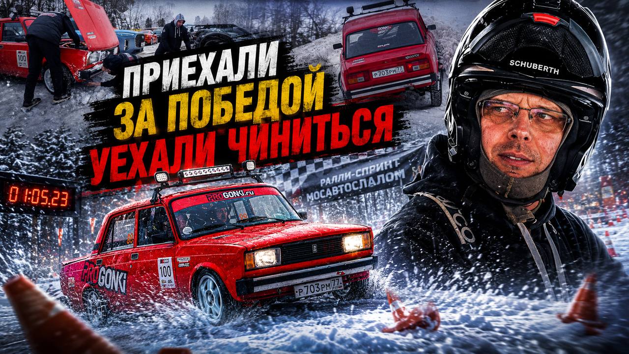 Первый ралли-спринт на МосАвтоСлаломе: видеоотчёт