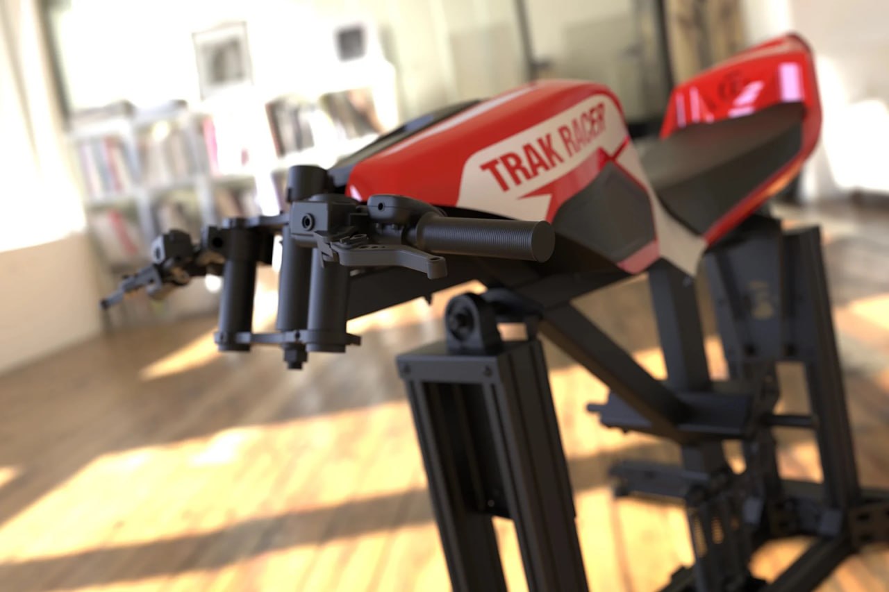 Trak Racer анонсировала домашний мотосимулятор TRZ Motorcycle Simulator