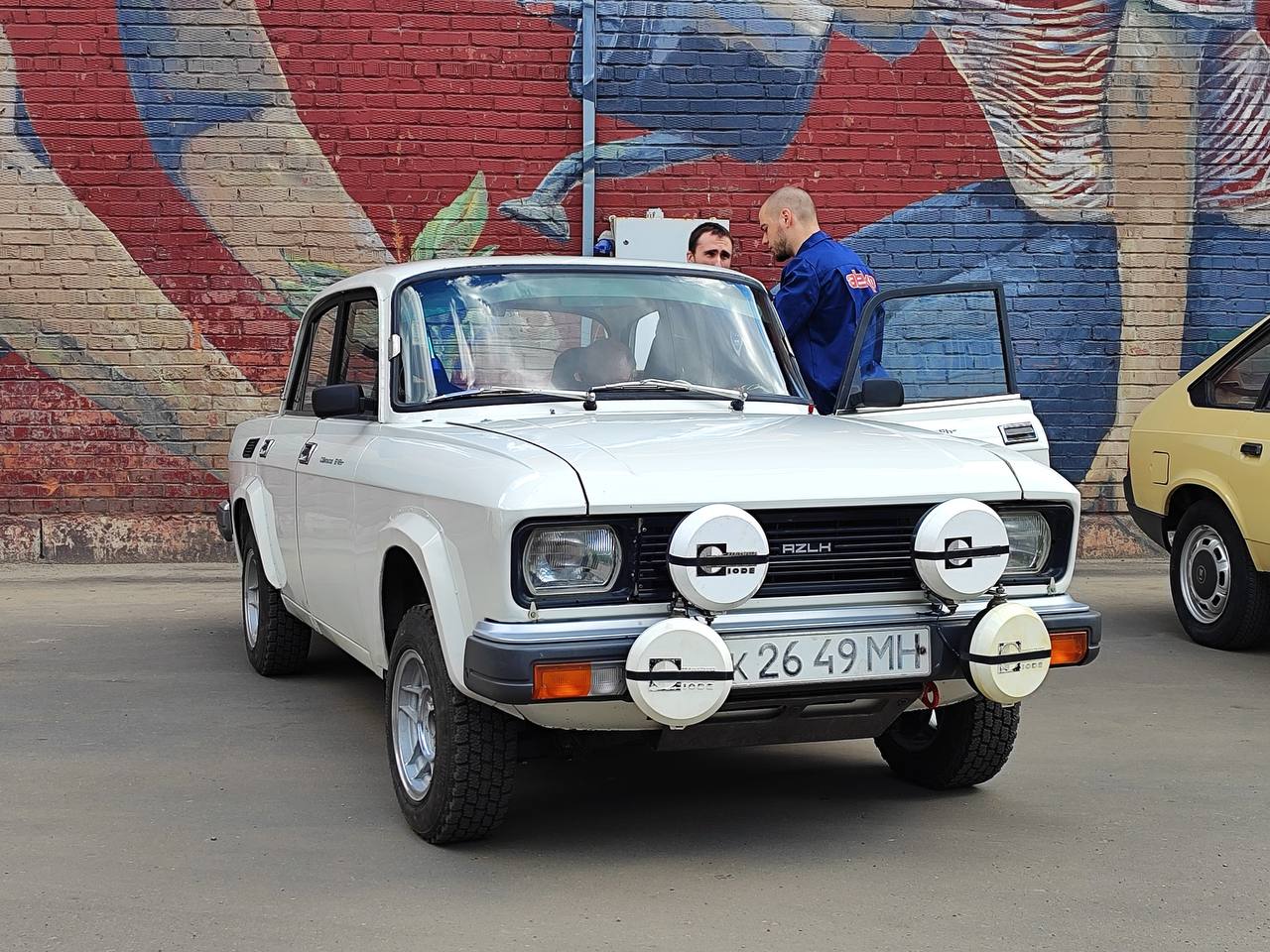 Участник ретро-выставки: Moskvich 2140SL Rallye в Музее Советского Ралли