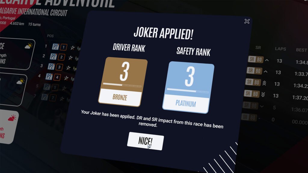 Le Mans Ultimate убирает joker из платной подписки