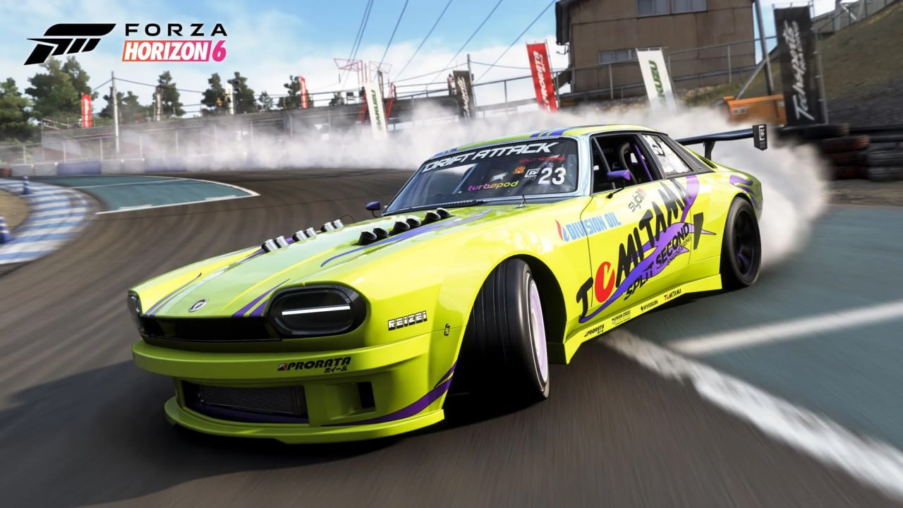 Forza Horizon 6: постоянный режим Drift Attack на Shimanoyama Circuit