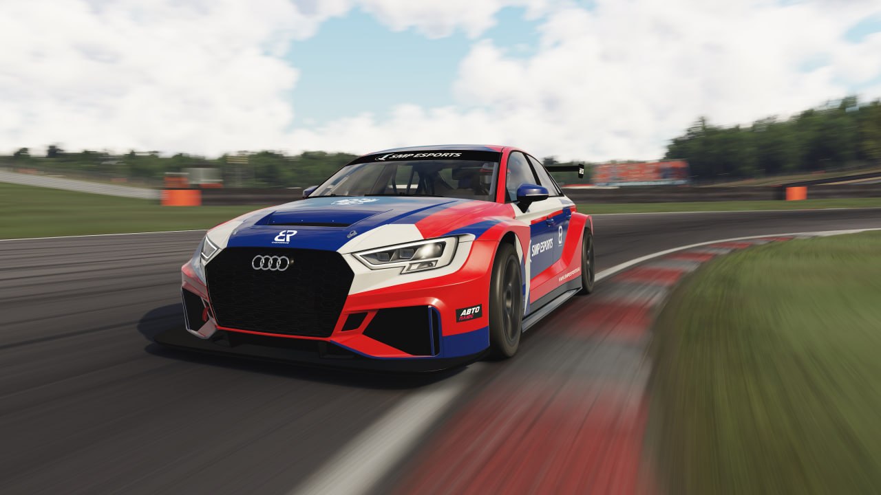 SMP Esports выпустил мод Audi RS3 LMS TCR для симрейсинга