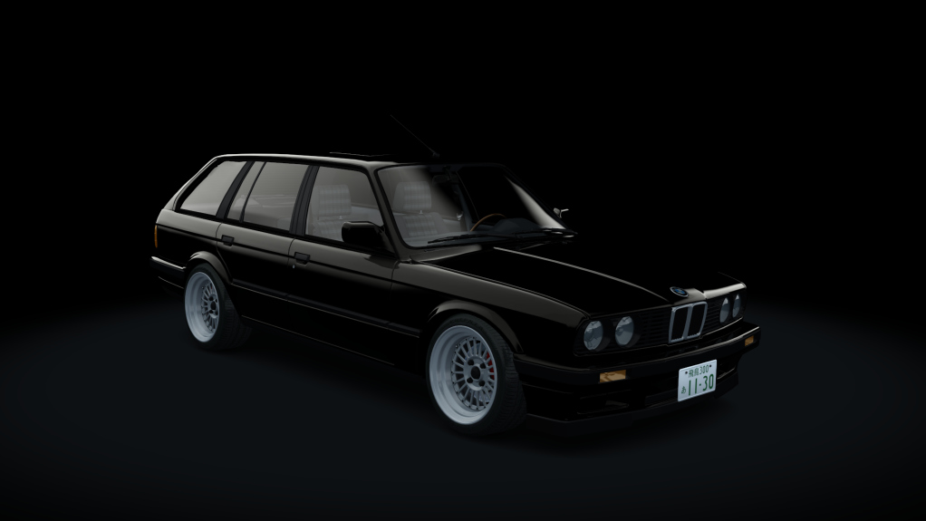 BMW 325iX E30 Touring — ливрея Black
