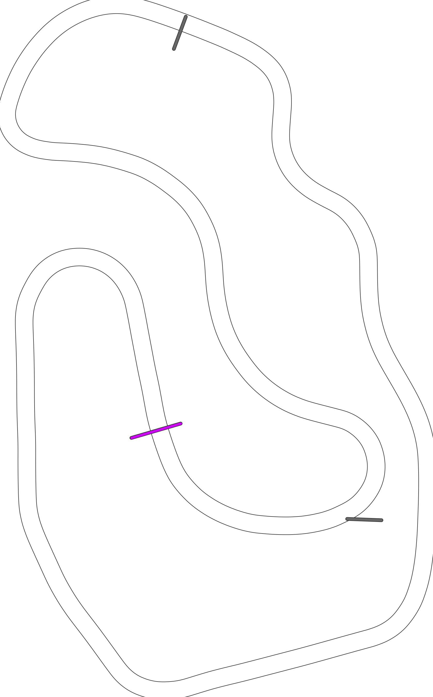 Схема трассы ADM Raceway Sprint