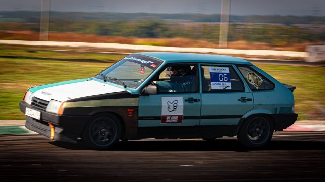 Первый подиум Давида на Ладе Балтика в Time Attack Evo Racepark Championship