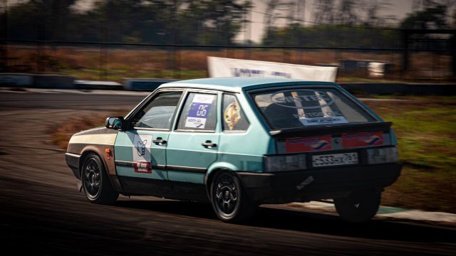 Первый подиум Давида на Ладе Балтика в Time Attack Evo Racepark Championship