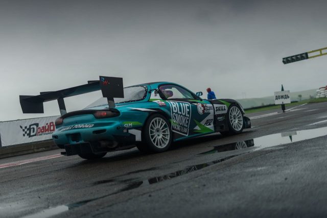 Дима на RX-7 протестировал машину в дождевых условиях на Russian Time Attack Series
