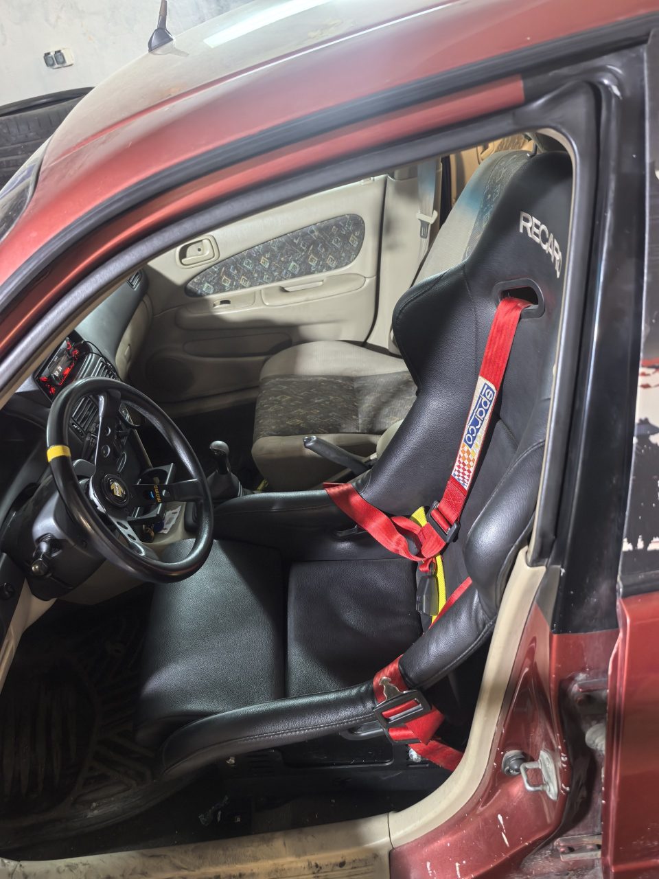 Corolla wrc — Место пилота