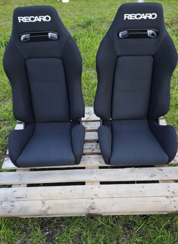 Сиденья Recaro SR3 с салазками, пара, складывание для купе