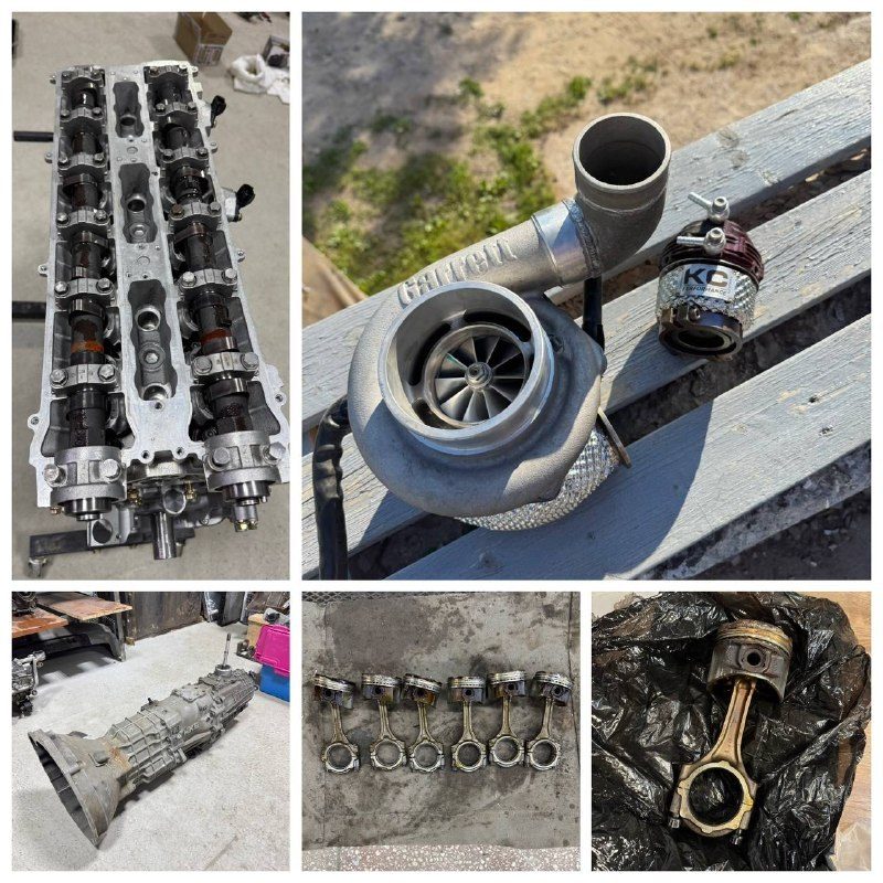 ГБЦ 1JZ-GTE с валами BC 272, пружинами BC и титановыми тарелками