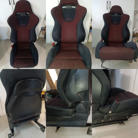 Сиденья Recaro SPJ с Honda Accord Euro R CL1, диван и дверные карты
