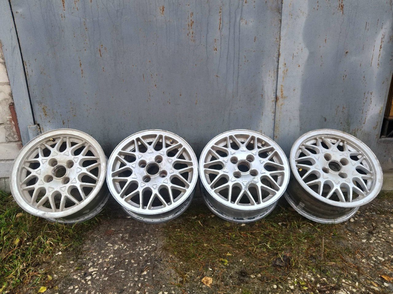 Диски BBS R14 4x100 1992 года, разноширокий комплект 6J и 6.5J