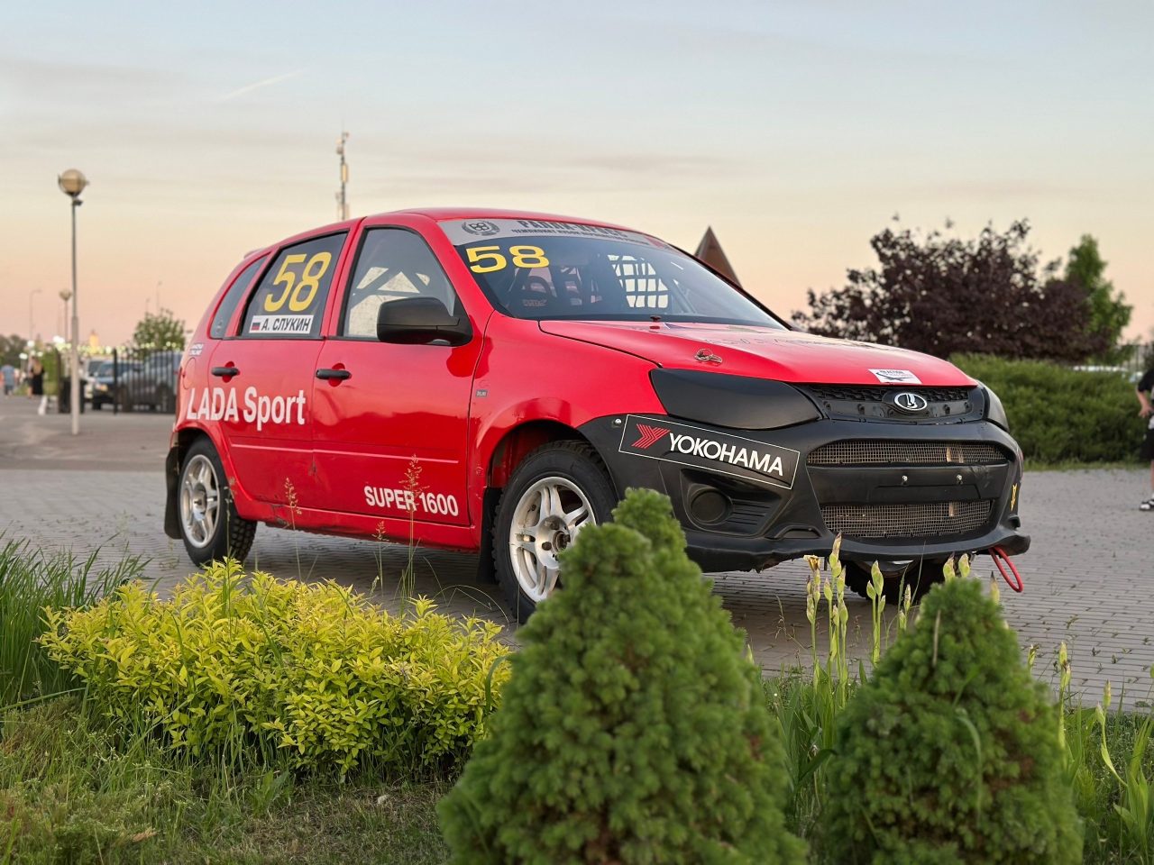 Lada Kalina класса Super 1600, 885 кг, каркас с документами